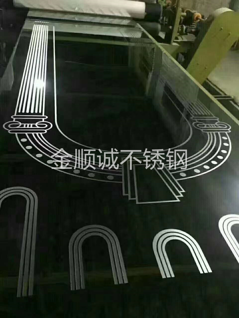 电梯蚀刻板